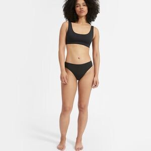 Everlane The Cotton High-Rise Bikini